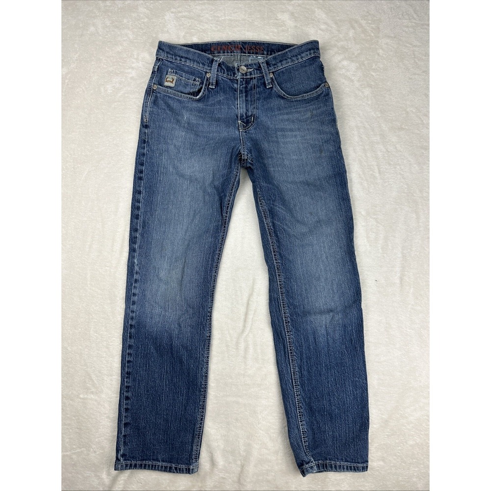 Cinch Men's Jeans Jesse Slim Straight Mid Rise Size 30 x 30 Medium Wash Cotton